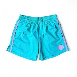 Raskol Teal Peach Bodybuilding Athletic Shorts